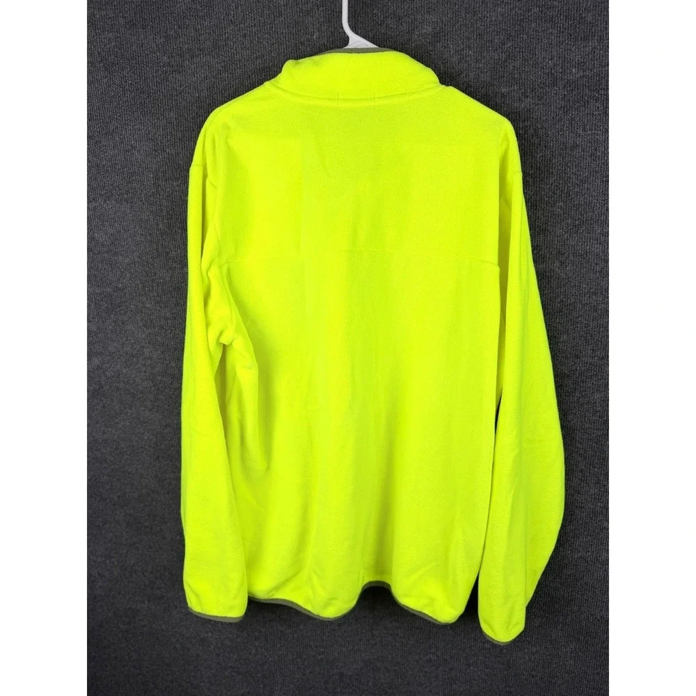Polo Ralph Lauren Fleece Pullover Mens XL‎ Neon Safety Yellow Gorpcore NWT